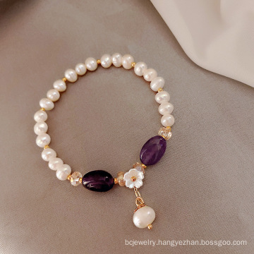 Shangjie OEM Pulsera Delicate Classy Charm Elegant Bracelet Synthetic Multi-Color Crystal Gemstone Crystal Bracelet